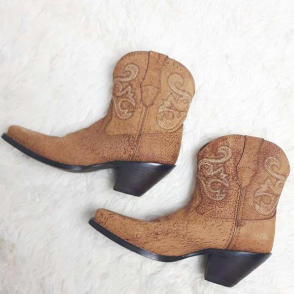 Durango 6.5 Cork Booties Cowboy Cowgirl boots - Picture 6 of 7